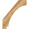 Ekena Millwork 4"W x 20"D x 24"H Imperial Rough Sawn Knee Brace, Western Red Cedar BRC04X20X24IMP00RWR - alternate 3
